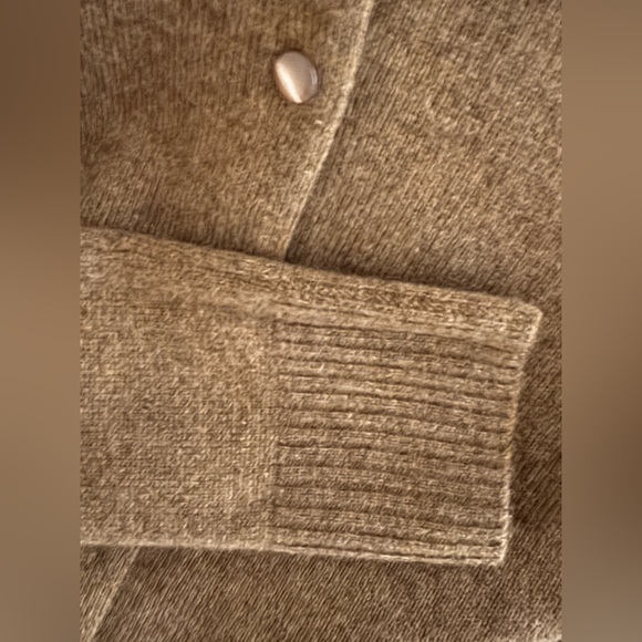 J. Crew Sontuosa Cashmere Cardigan Sweater / Cocoa / Size Small - Picture 2 of 4